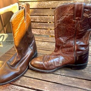 Brown Justin womens boots